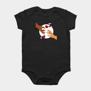 Helping Hand Hearts Baby Bodysuit